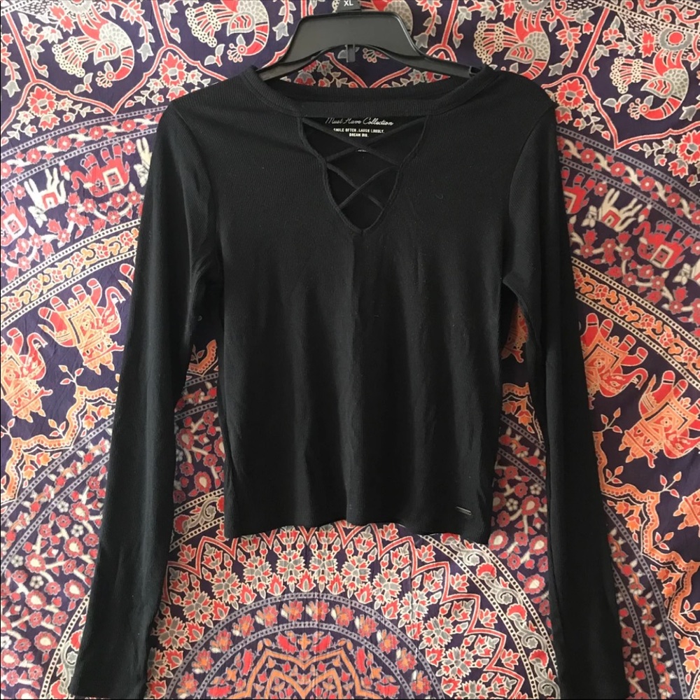 Women’s Long Sleeve Crop Top